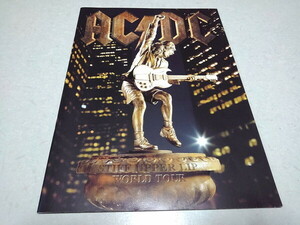 ●　AC/DC　【　2001ツアーパンフレット　STIFF UPPER LIP WORLD　】　※管理番号 pa3359