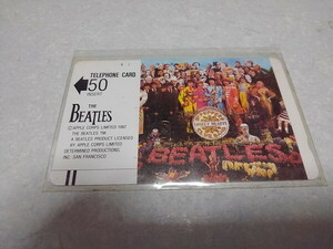 * Beatles The Beatles [ 1987 telephone card ] unused new goods!