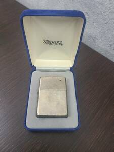 #4608A　ZIPPO ジッポー オイルライター　STERLING　スターリング　2000　アンティーク ライター　火花確認済み　喫煙グッズ　ケース付き