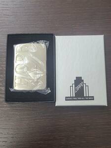 #4608D ZIPPO ジッポー　HOPE　ホープ シルバー　立体メタル　MADE USA　喫煙グッズ　火花確認済み　アンティーク