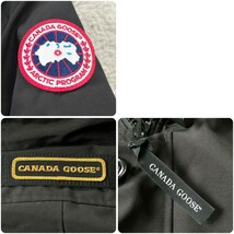 1円～美品 CANADA GOOSE カナダグース ダウンジャケット CHATEAU PARKER シャトーパーカー メンズ XSサイズ 黒 ブラック コヨーテファー_画像10