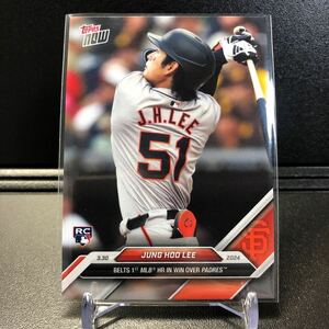 Jung Hoo Lee - 2024 MLB TOPPS NOW Topps JP Card 19