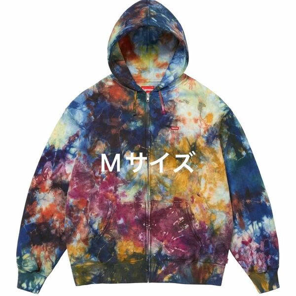 Supreme Overdyed Small Box Zip Up Hooded Sweatshirt Multicolor M