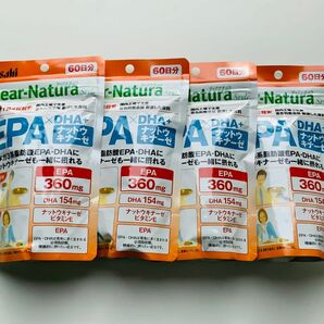 アサヒ　ディアナチュラ　 EPA×DHA＋ナットウキナーゼ　60日分×4袋