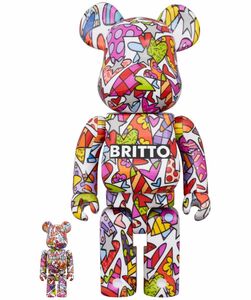 BE@RBRICK ROMERO BRITTO HEART 100％ & 400％