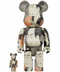 BE@RBRICK Boston Museum 東洲斎写楽 「市川男女蔵の奴一平」 100％ & 400％