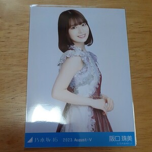 乃木坂46　阪口珠美　生写真　2023.August-Ⅲ　　　チュウ