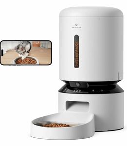 PETLIBRO 自動給餌器 猫 犬 カメラ付き 1080P 暗視機能 5G WiFi フード残量不足検知 詰まり防止センサー 動体検知 音声検知 スマホ遠隔