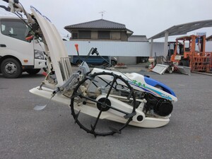 引取り限定 イセキ 田植え機 2条植え PC25 さなえ 手押し 歩行型 田植機 2条 滋賀発 中古