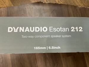 DYNAUDIO Esotan dynaudio eso язык 212 2Way динамик 6.5 дюймовый 165mm экспонирование б/у товар D/P