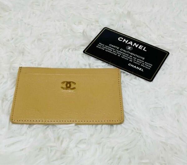 【美品・未使用】CHANEL シャネル 希少 カードケース 定期入れ 名刺入れ