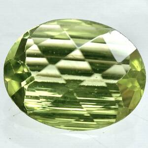 〔天然ペリドット1.688ct〕m 約9.12×7.11mm ルース 裸石 宝石 ジュエリー jewelry peridot 