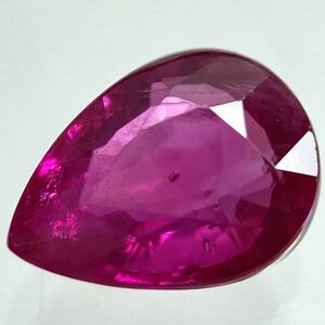 〔天然ルビー0.526ct〕M 約5.68×4.19mm ルース 裸石 corundum コランダム RUBY 宝石 ジュエリー テDE0