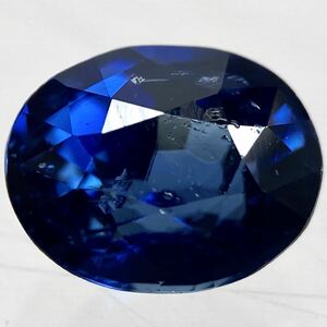 〔天然サファイア0.743ct〕m 約5.96×4.72mm ルース 裸石 宝石 ジュエリー sapphire corundum コランダム テDG0