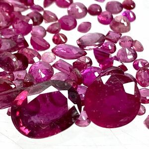 〔天然ルビーおまとめ〕m重量約20ct 裸石 宝石 Ruby ruby コランダム 紅玉 jewelry ジュエリー DD5 ②