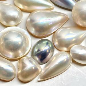 〔マベパールおまとめ〕m 50g/250ct pearl パール 半円真珠 ジュエリー jewelry Pearl 裸石 宝石　