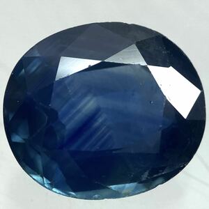 〔天然サファイア 2.504ct〕M約8.90×7.77mm ルース 裸石 宝石 ジュエリー sapphire corundum コランダム テDG0