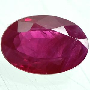 〔天然ルビー0.582ct〕M 約6.17×4.09mm ルース 裸石 corundum コランダム RUBY 宝石 ジュエリー 