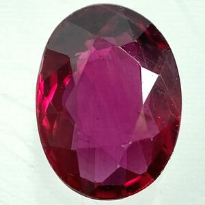 〔天然ルビー0.540ct〕M 約5.91×4.36mm ルース 裸石 corundum コランダム Ruby 宝石 ジュエリー テDG0