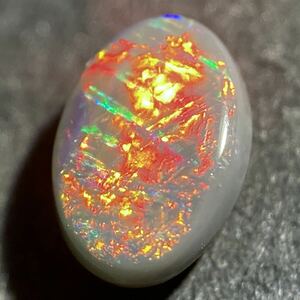 . color effect!! ( natural black opal 0.408ct)m approximately 6.17×4.18mm loose unset jewel gem jewelry jewerly black opal