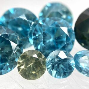 〔天然ジルコンおまとめ30ct〕J ルース 裸石 宝石 ジュエリー jewelry zircon