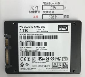 10207中古品 2.5インチSATA WD 1TB *1動作確認済み 返品返金対応 納品書発行可(商品説明文ご確認下さい)