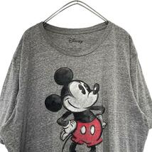ディズニー　ミッキーマウスプリント半袖Tシャツ　メンズ2XL g4_画像1