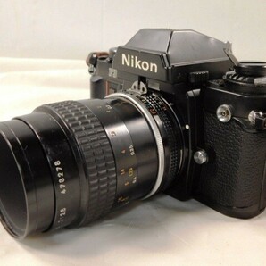 Y318★Nikon/ F3/一眼レフフィルム式カメラ/マニュアルレンズ/Micro-NIKKOR 55mm/2点セット/ニコン/送料590円～の画像7