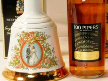 Y505★未使用品/古酒4本/ウイスキー/スコッチ/750ml/43度/ Seagram’s 100 PIPERS DE LUXE/ Ballantines/他/送料870円～_画像7