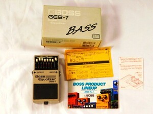 A678★BOSS/GEB-7/イコライザー★Equalizer/ベースエフェクター/音楽/ボス★送料590円〜