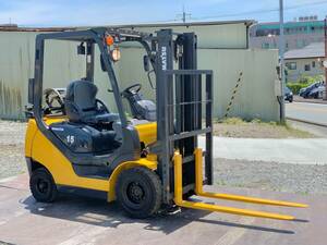 Komatsu forklift　FG15T-21　ガソリン・ガス　1500kg　オートマ　　前non-puncture tiresTires　 全国陸送可　下取OK 