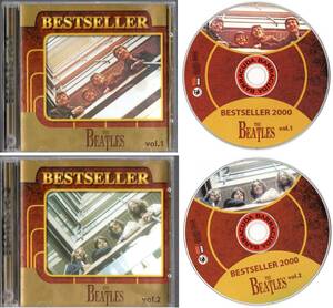 2CD【ピクチャー盤：BESTSELLER THE BEATLES vol.1 & Vol.2 (UK 2000年)】Beatles ビートルズ