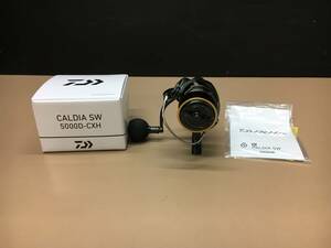 N123[06]K237(リール) 美品 DAIWA ダイワ 22 カルディアSW 5000D-CXH/箱・取説付属 5/16出品