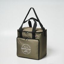 1 475 BAYFLOW たっぷり入る！ 保冷バッグ KHAKI 送料510円_画像1