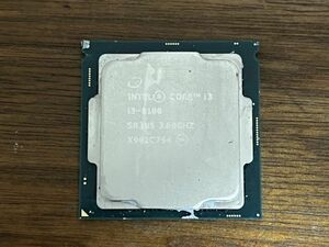 Intel Core i3-8100 3.60GHz SR3N5 LGA1151 インテル CPU 自作PC パーツ 現状品 送料230円～①