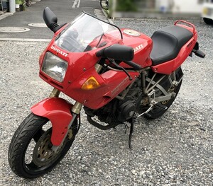 DUCATI 400SS 1993年 ハーフカウル 赤 17001km 要整備