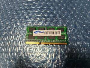 即決 RAMMAX製 DDR3 4GB PC3-8500S SO-DIMM 送料120円～