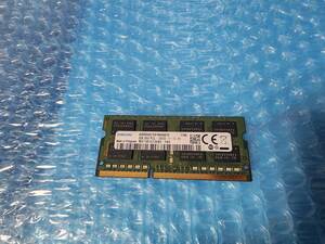 即決 SAMSUNG製 DDR3 8GB PC3L-12800S SO-DIMM 204pin 低電圧対応 送料120円～