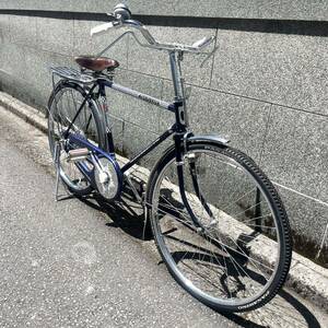 当時物/未使用/実用車/LIFE/HIBI CYCLE/運搬車/Safety Lift/昭和自転車/ロッドブレーキ/26/GT/デコチャリ/レトロ/革サドル/PANAWING