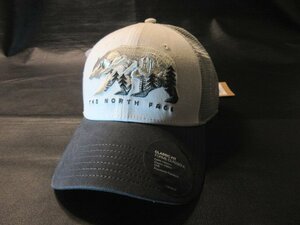  подлинный товар стандартный # North Face # сетчатая кепка EMB TRUCKER Bear -# белый / серый #KB7 America ограничение # новый товар шляпа 