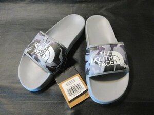  подлинный товар стандартный # North Face # сандалии Base Camp Slide 3#9 дюймовый /27cm# серый / камуфляж # America ограничение # новый товар 3IB