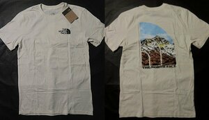 本物正規◆ノースフェイス◆Tシャツ GI■M■GARDENIA WHITE アイボリー■新品■アメリカ限定/7K1