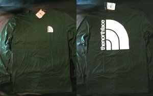 本物正規◆ノースフェイス◆長袖Tシャツ JUMBO HD 緑■XXL■新品/アメリカ限定/OP1 PINE NEEDLE