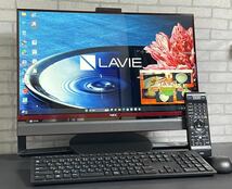 ★☆フルセット！リフレッシュPC☆★Win11！3波TV（Wチューナ！COREi7！16GBメモリ！大容量3TB！狭額縁 23.8型！WiFi！即決送料込！770C_画像1