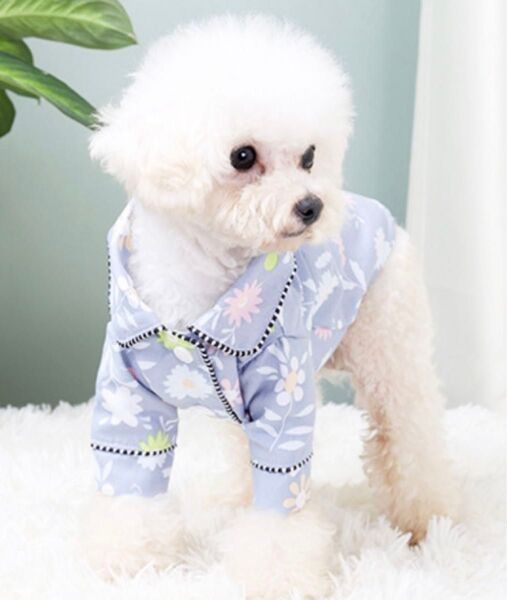 ドッグウェア 犬 服 パジャマ風 Lサイズ かわいい 犬の洋服 ワンコ 犬の服 ペット用品 ドッグウェア 犬服 春 夏 犬服