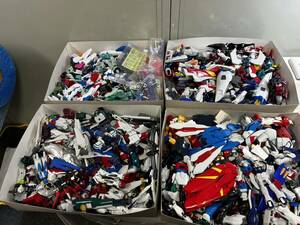 (28)GUNDAM Gundam plastic model gun pra large amount set sale parts taking . not yet inspection goods 