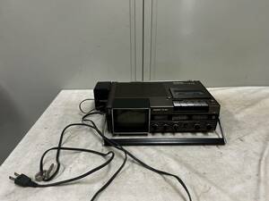 （156）SONY ソニー TV-FM/SW/MW receiver カセットコーダー FX-402 当時物