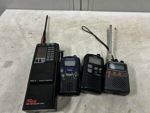 (203) transceiver 4 piece set sale KENWOOD PRC-3 DEMITOSS20 STANDARD VR-150 iCOM