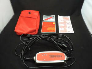 [ secondhand goods ]* rare * Ferrari original battery charger 12V battery charger si- Tec Ferrari imported car Italy 