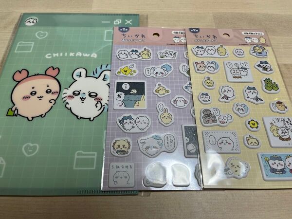ちいかわ ノート ぷくっとシール ステッカー